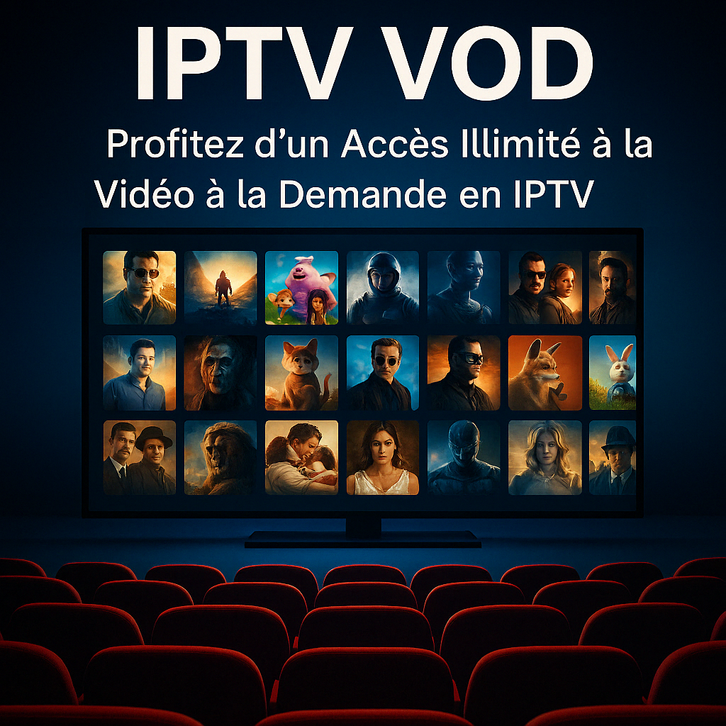 IPTV VOD : Profitez d’un Accès Illimité à la Vidéo à la Demande en IPTV